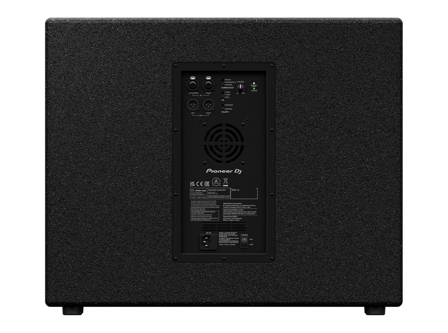 Pioneer DJ XPRS1182S 18” Reflex Loaded Active Subwoofer