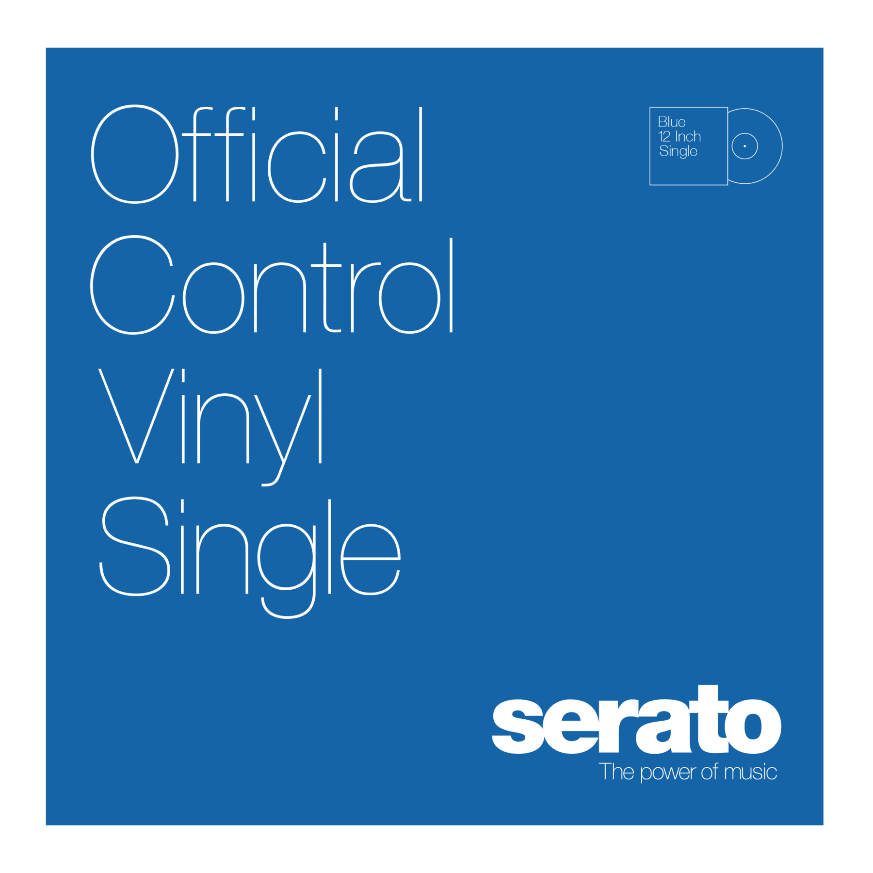 12" Serato Performance Series BLUE (Single)