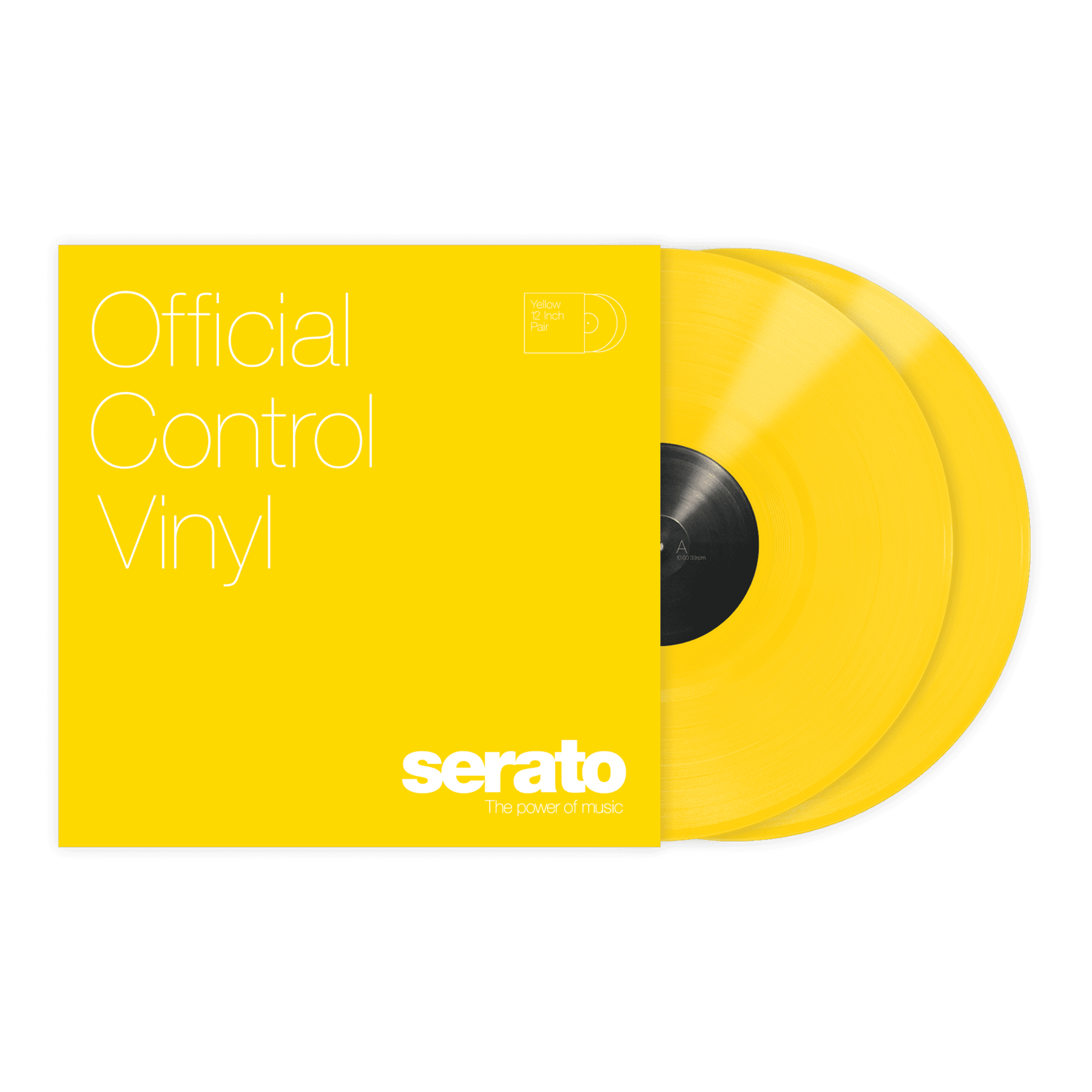 12" Serato Performance Series YELLOW (Pair)