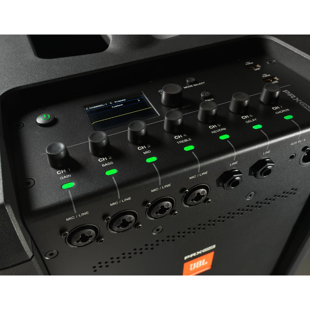 JBL PRX ONE All-in-One Powered Column PA Speaker System With Mixer and DSP