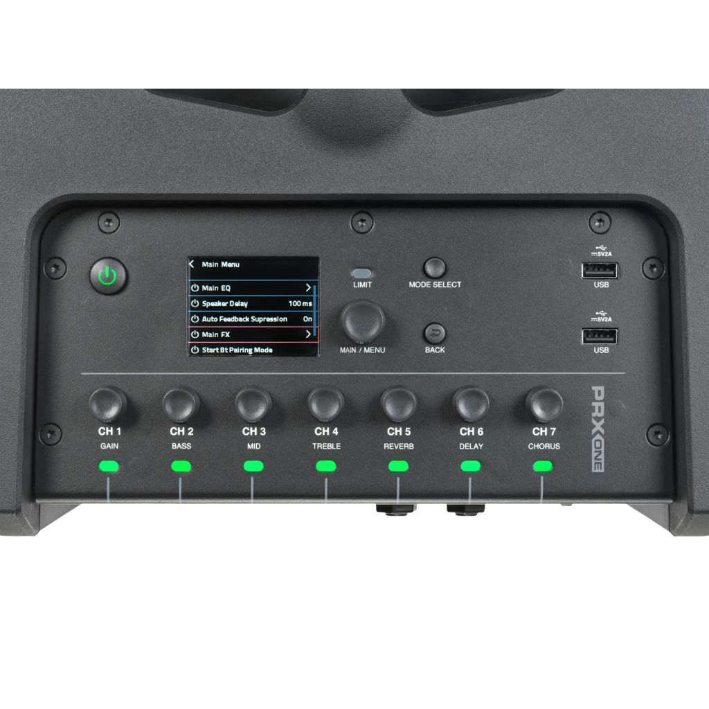 JBL PRX ONE All-in-One Powered Column PA Speaker System With Mixer and DSP