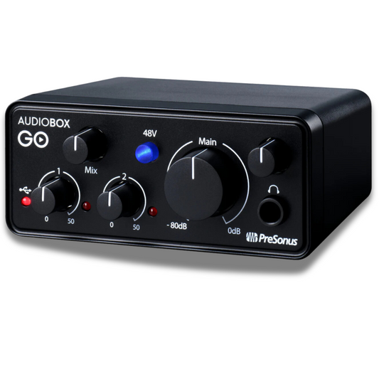 PreSonus AudioBox GO Ultra-Compact Mobile Audio Interface