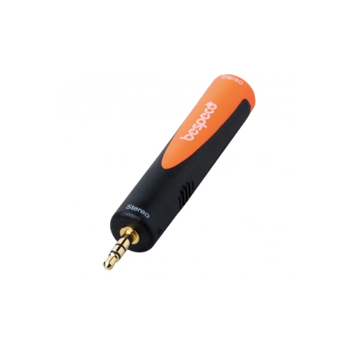 Bespeco SLAD140 - 3.5 mm stereo jack plug (male) to 6.3 mm stereo jack socket (female)