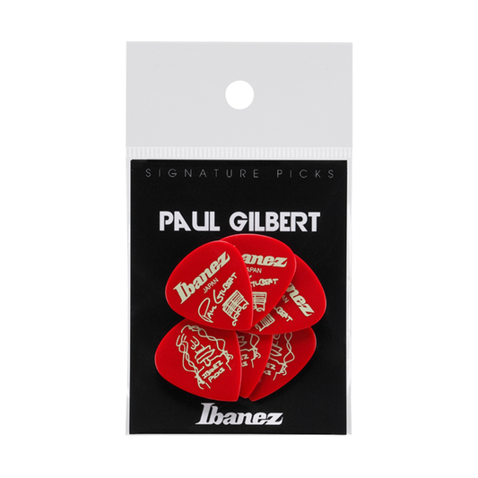 Ibanez B1000PG-CA Paul Gilbert Signature Pick 6PCS/SET