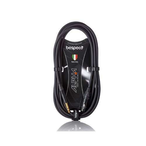 Bespeco - AHSMA - XLRF to JKM TRS Microphone Cable