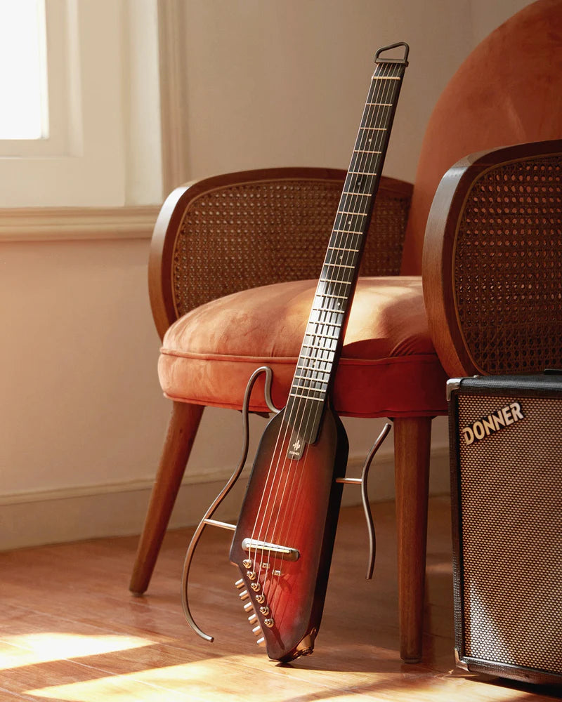 Donner HUSH-I Acoustic-Electric Guitar Kit for Travel Silent Practice