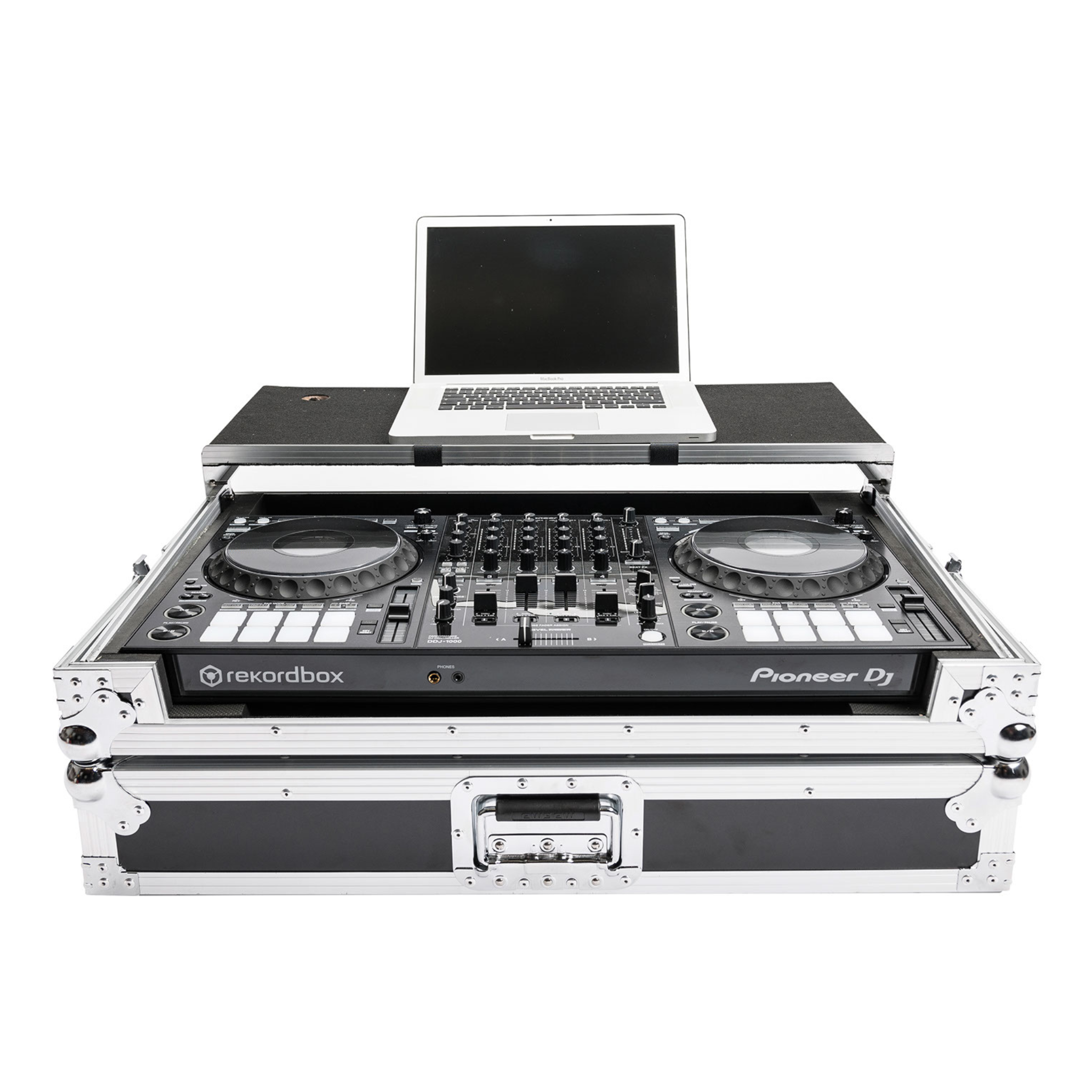 MAGMA DJ-Controller Workstation for Pioneer DJ DDJ-1000 Silver