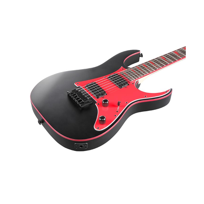 Ibanez GRG131DX 6 String Solid Body Electric Guitar – Black Flat