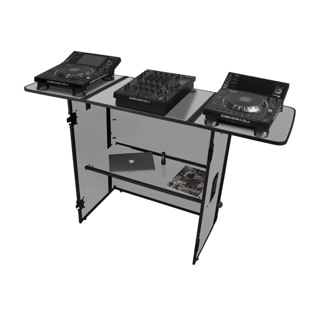 UDG U91049WH2 Ultimate Fold Out DJ Table White MK2 Plus (Wheels)
