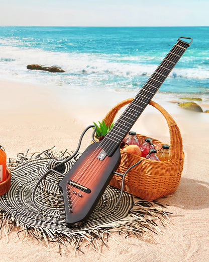 Donner HUSH-I Acoustic-Electric Guitar Kit for Travel Silent Practice