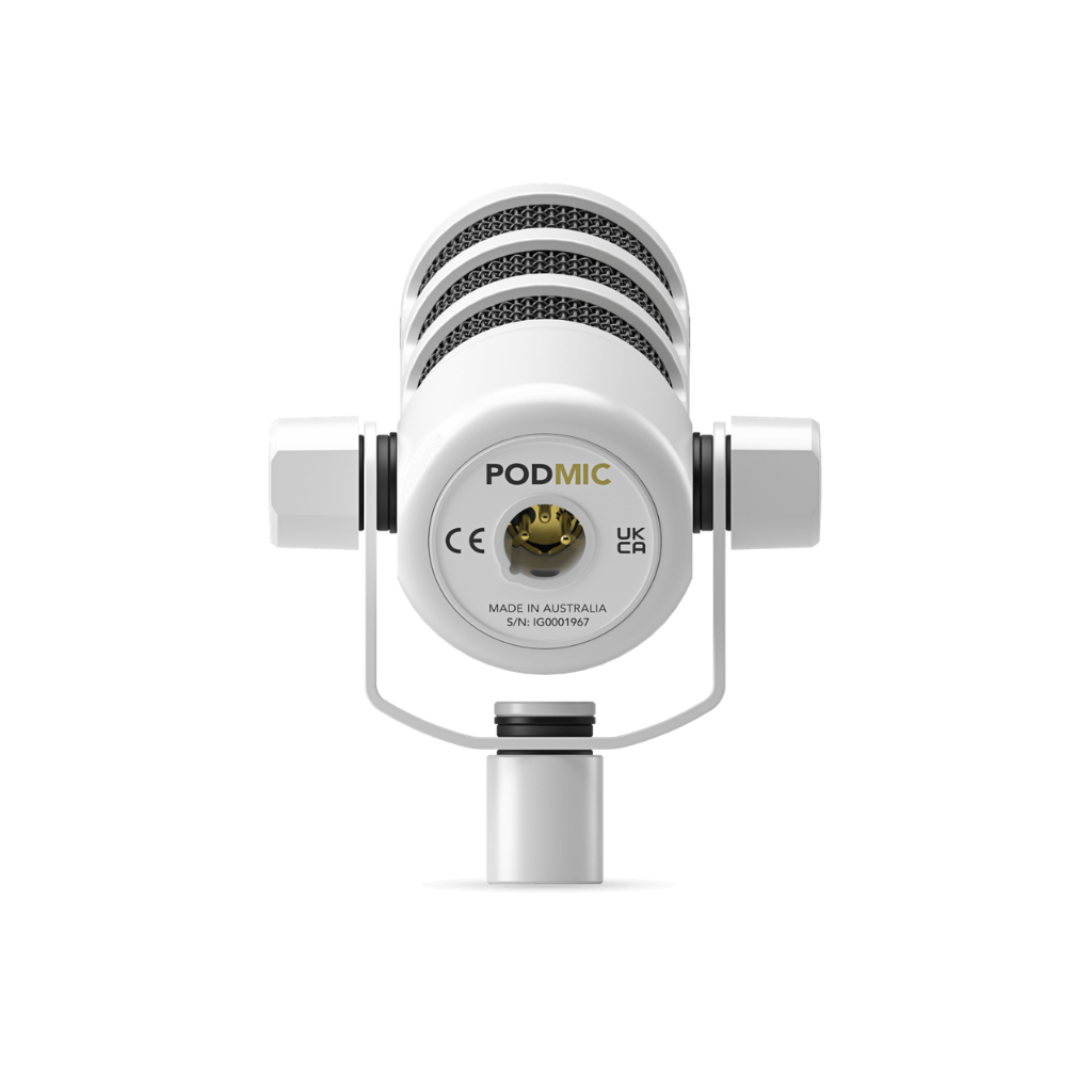 Rode PodMic Dynamic Broadcast Microphone White