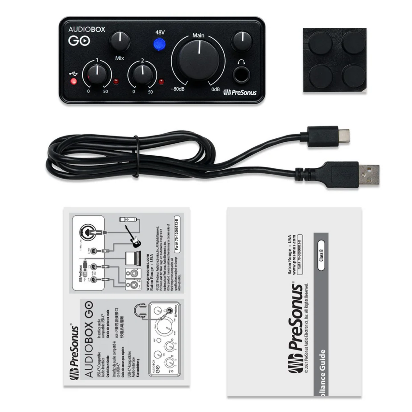 PreSonus AudioBox GO Ultra-Compact Mobile Audio Interface