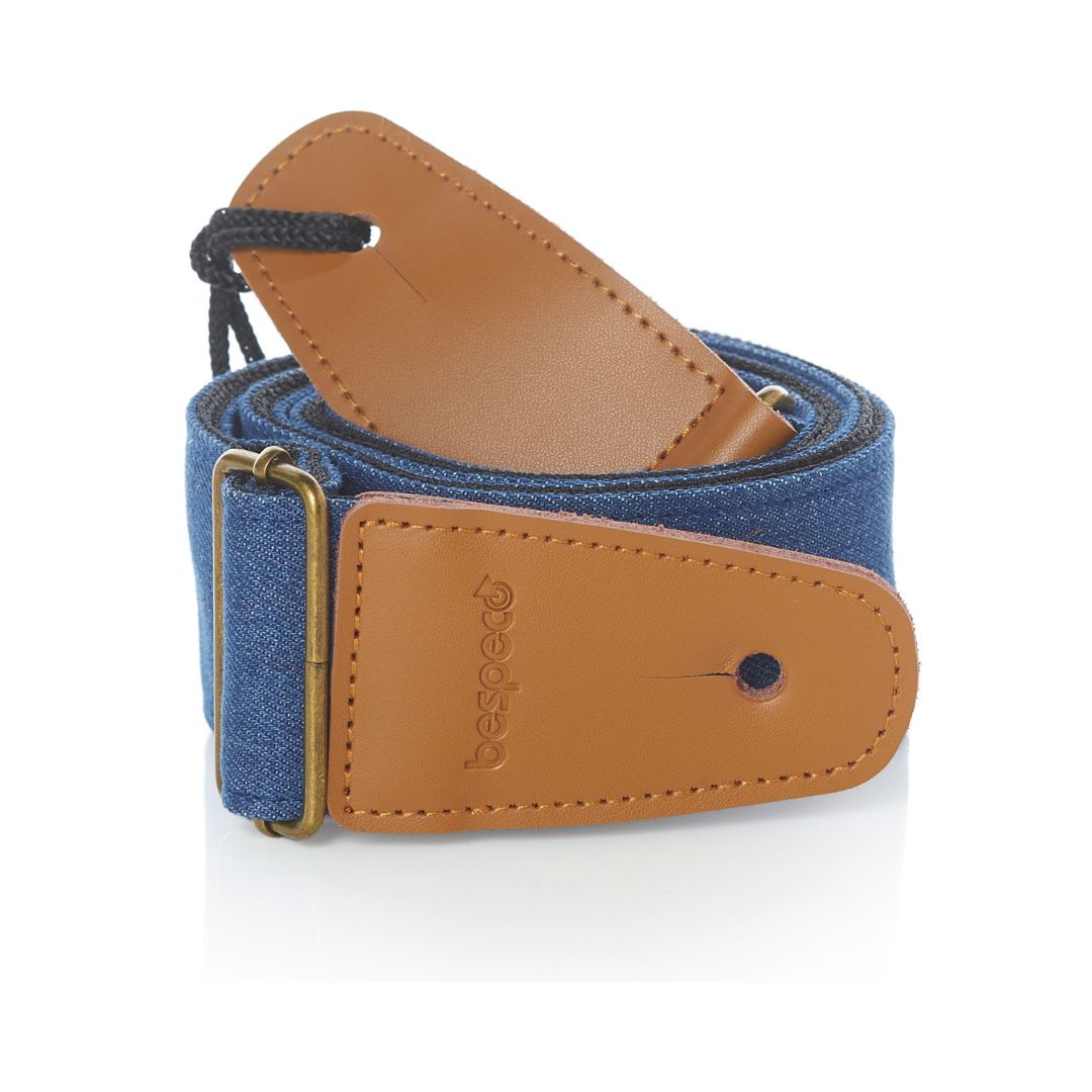Bespeco TCDBL Professional Denim Fabric Guitar Strap
