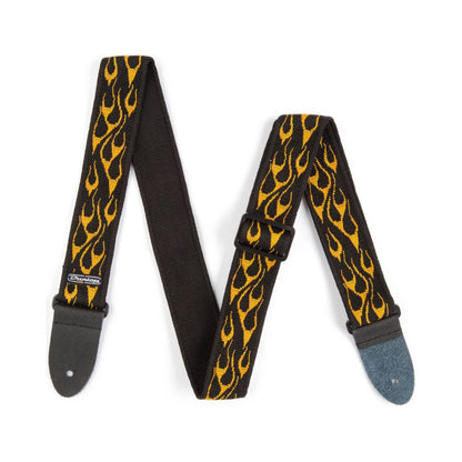 Dunlop D3811OY Flambe Orange/Yellow Guitar Strap