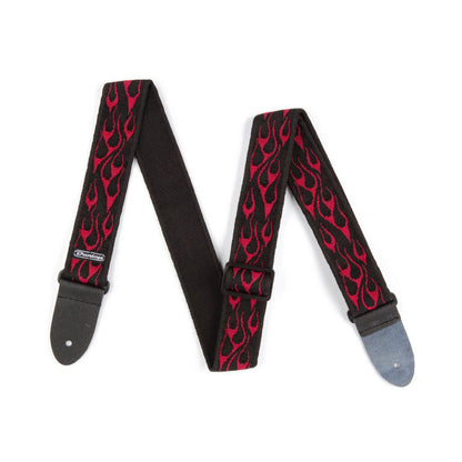 Dunlop D3811RD Flambe Red Guitar Strap