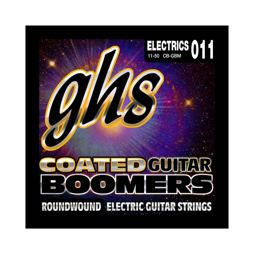 GHS CB-GBM Medium Coated Boomers 11-50 Electric Guitar Strings