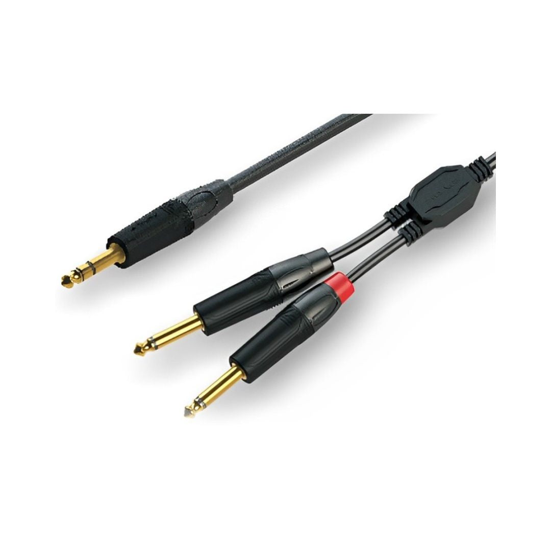 كابلات DJTT Chroma اثنين من جاك 6.3 مم إلى كابل صوت جاك 6.3 مم