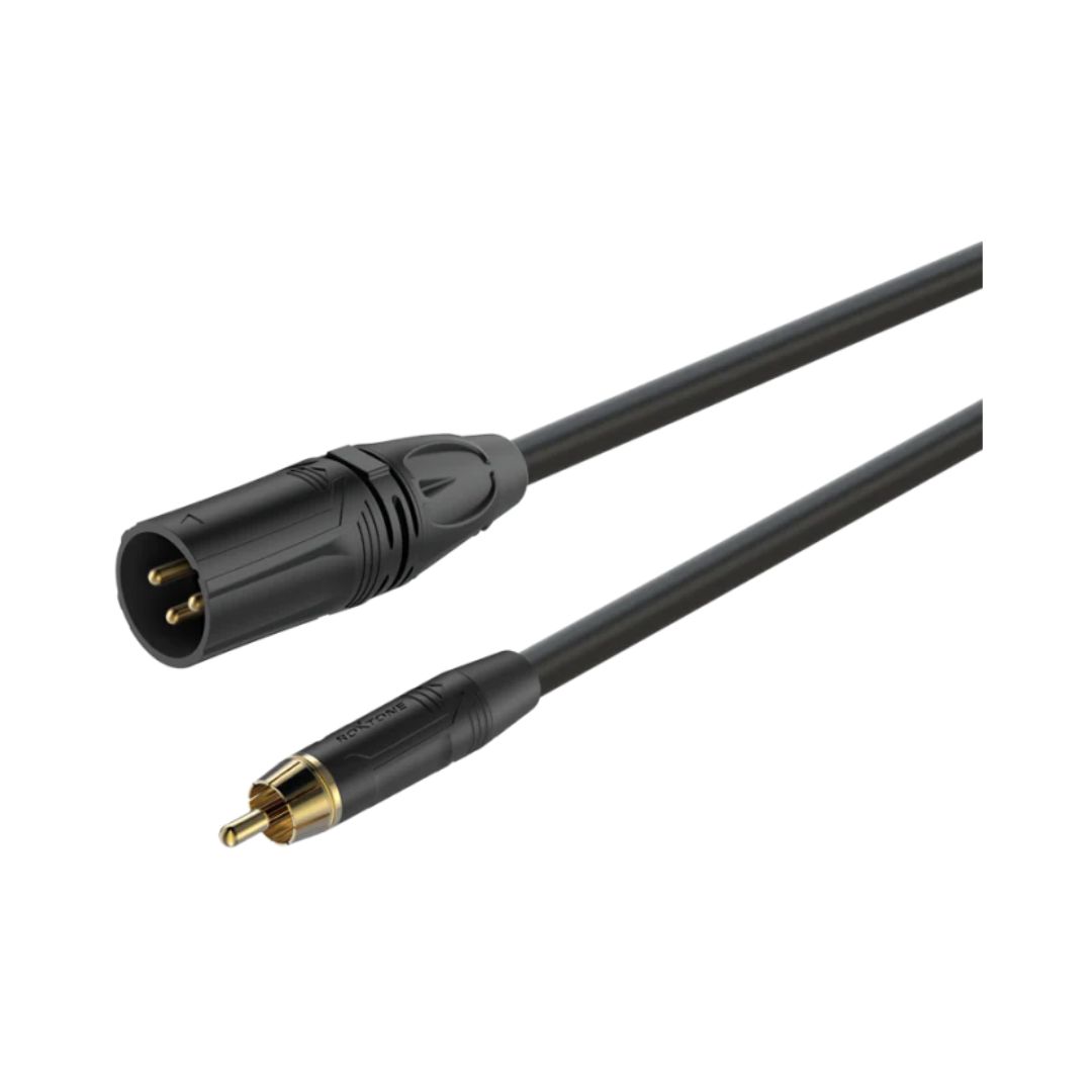Roxtone GPTC170L3 XLRM to RCA single 3M audio cable