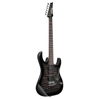 Ibanez GRX70QA-TKS 6 String Solid Body Electric Guitar – Transparant Black Sunburst