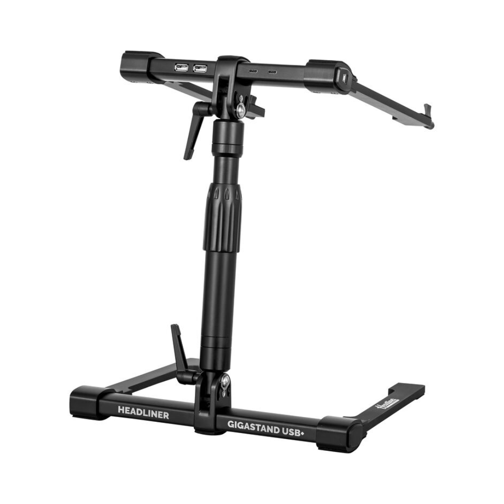 Headliner Gigastand USB+ DJ Laptop Stand with USB Hub – HL20015