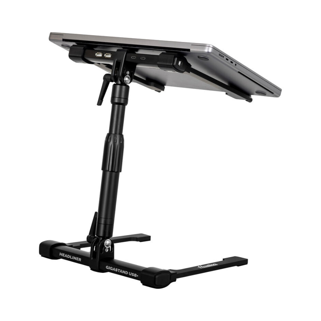 Headliner Gigastand USB+ DJ Laptop Stand with USB Hub – HL20015
