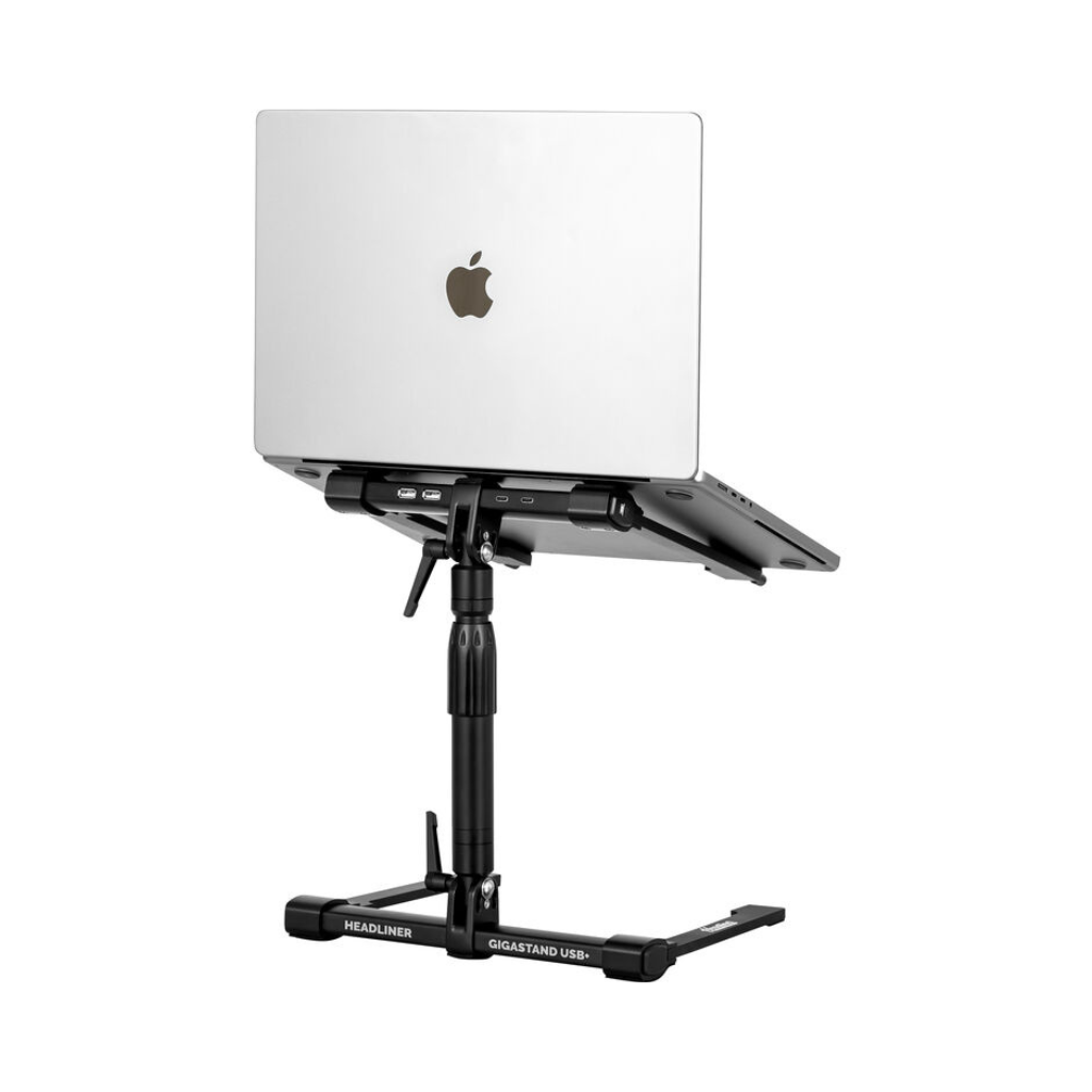 Headliner Gigastand USB+ DJ Laptop Stand with USB Hub – HL20015