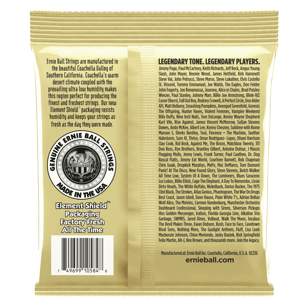 Custom Medium Earthwood 80/20 Bronze Acoustic Guitar Strings 12.5-56 Gauge