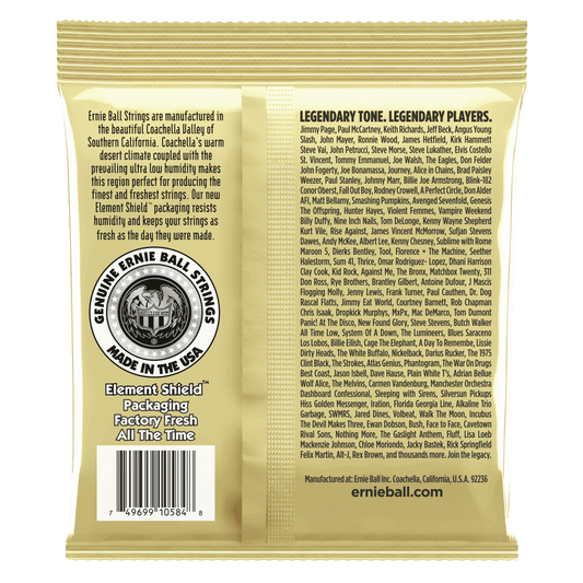 Ernie Ball Custom Medium Earthwood 80/20 Bronze Acoustic Guitar Strings 12.5-56 Gauge (P02005)