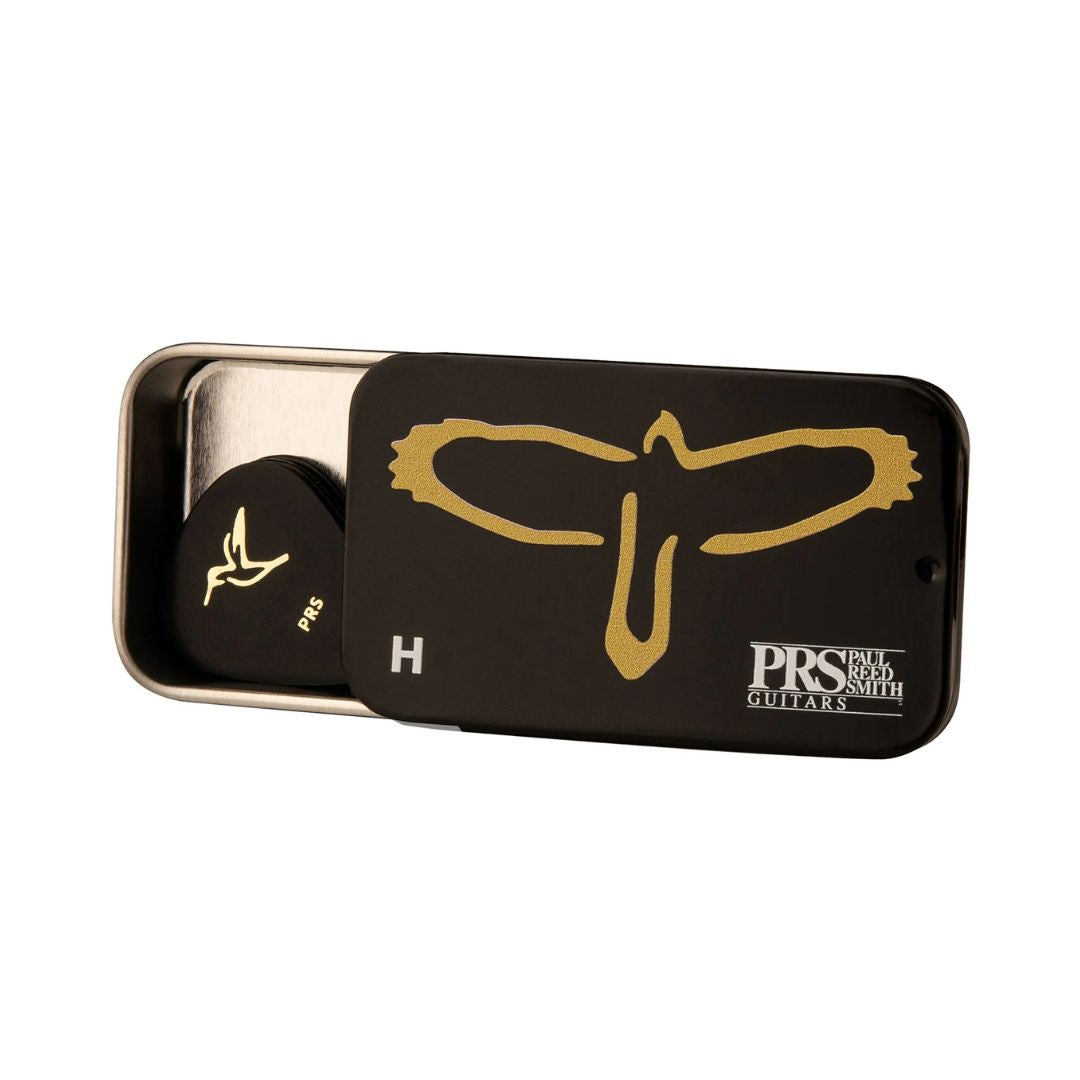 PRS Heavy Size Gold Birds Assorted 12 Guitar Picks with Tin