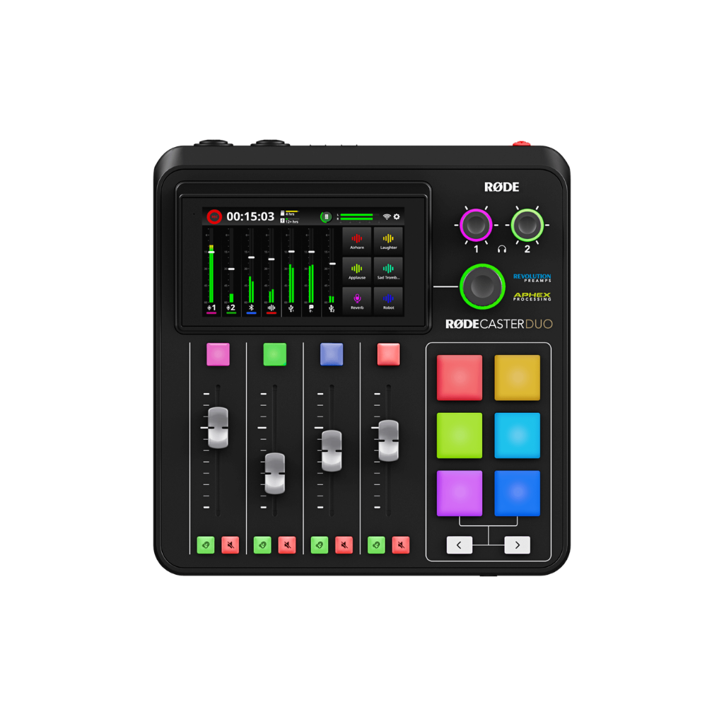 Rodecaster Duo Integrated Audio Production Studio Black