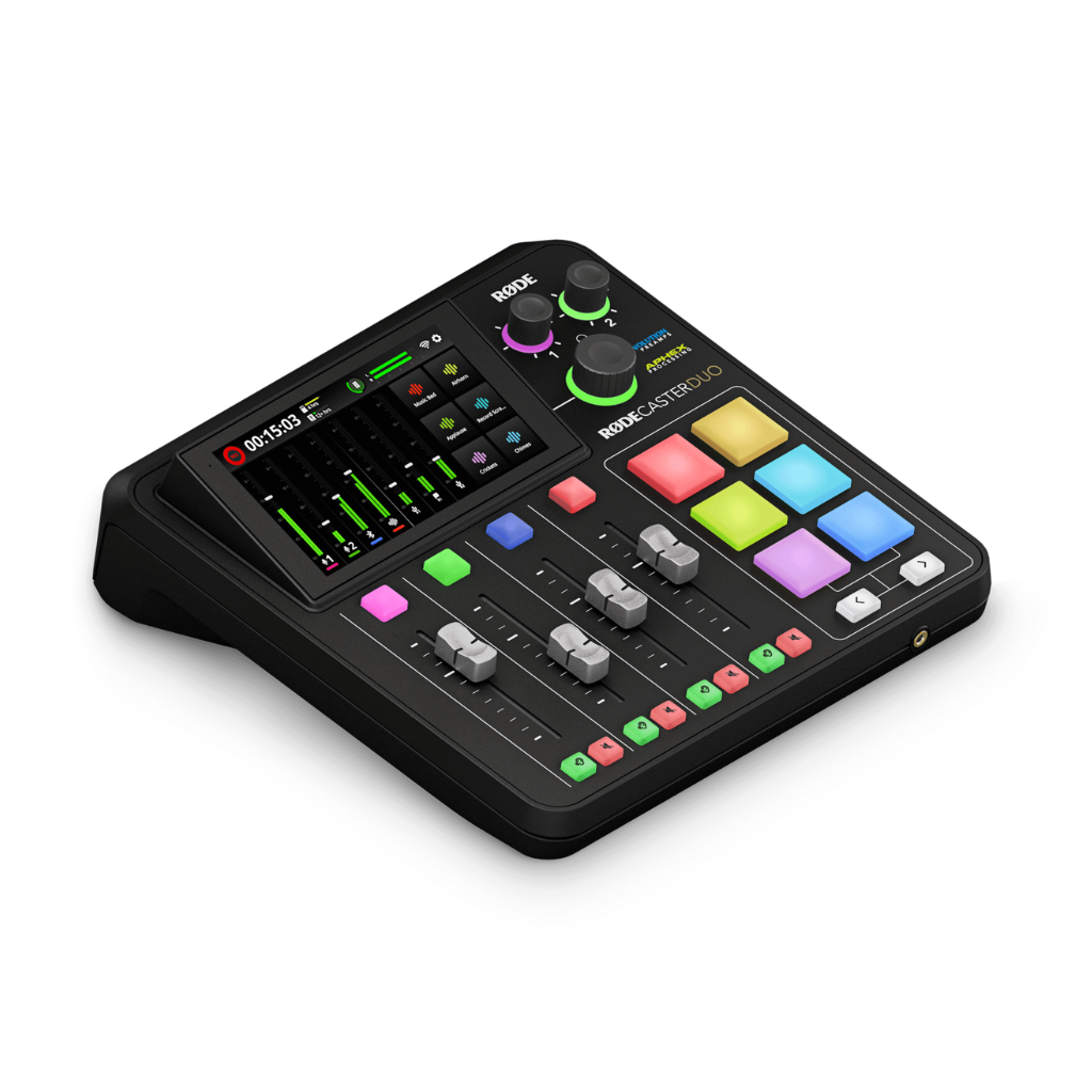 Rodecaster Duo Integrated Audio Production Studio Black