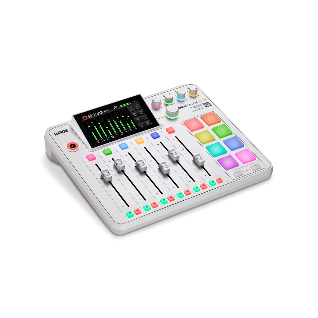 RodeCaster Pro II Integrated Audio Production Studio White