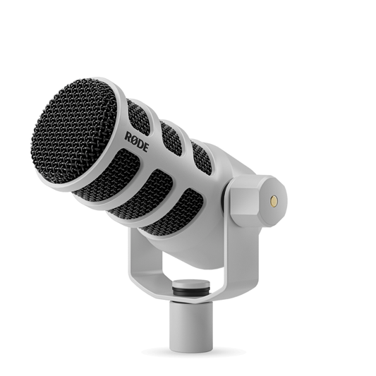 RØDE PODMIC Dynamic Broadcast Microphone White