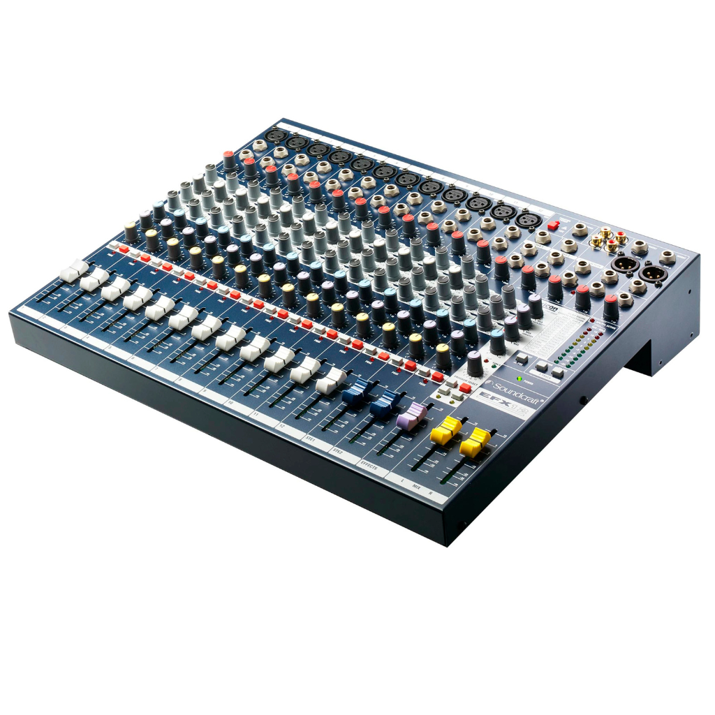 Soundcraft EFX12 12-Channel Analog Mixer with Lexicon FX.