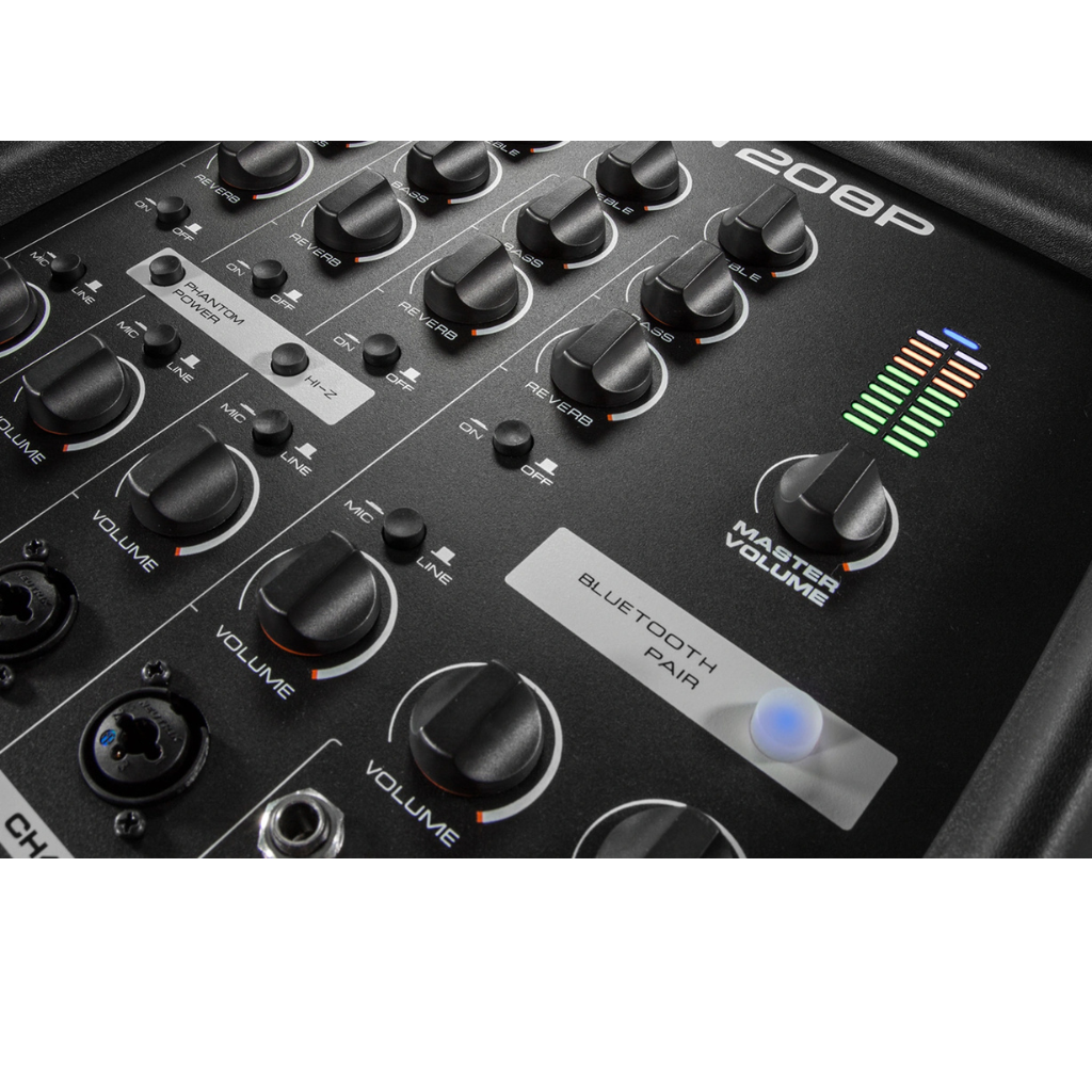 JBL EON208P Packaged 8" 2-Way PA with Powered 8-Channel Mixer and Bluetooth®