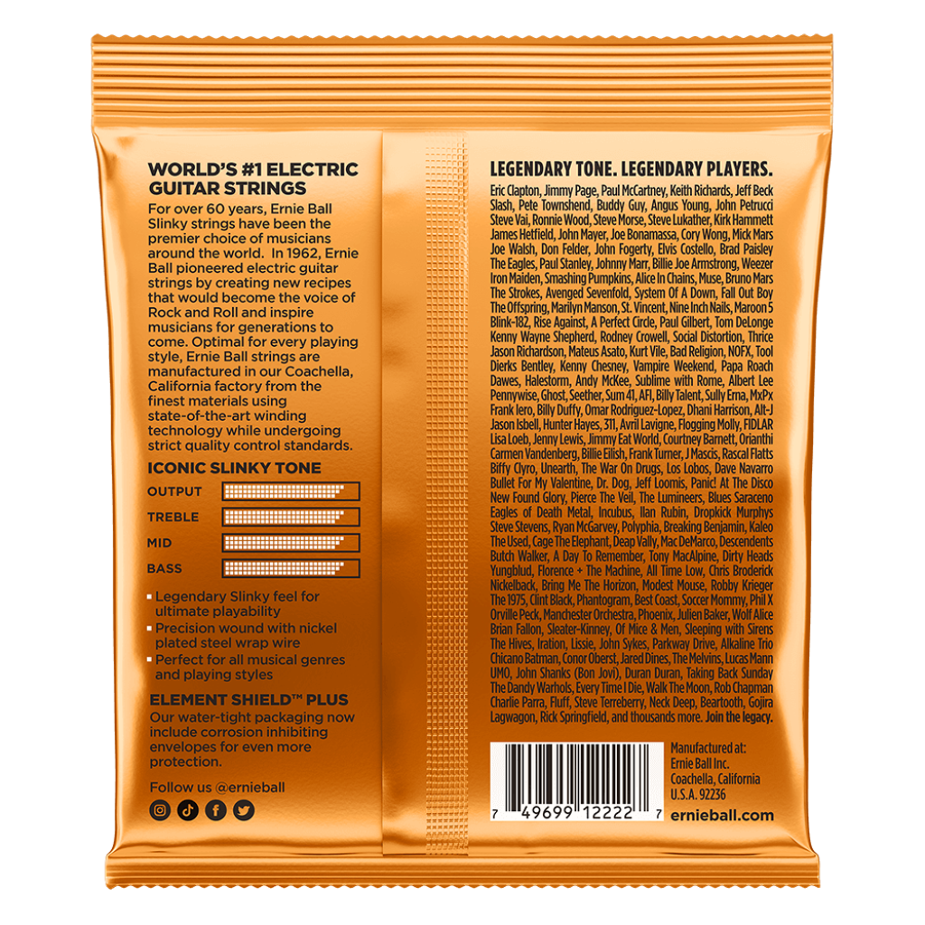 Ernie Ball - Hybrid Slinky Nickel Wound Electric Guitar Strings 9-46 Gauge