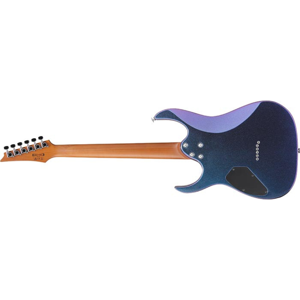 Ibanez GRG121SP 6 String Solid Body Electric Guitar Blue Metal Chameleon