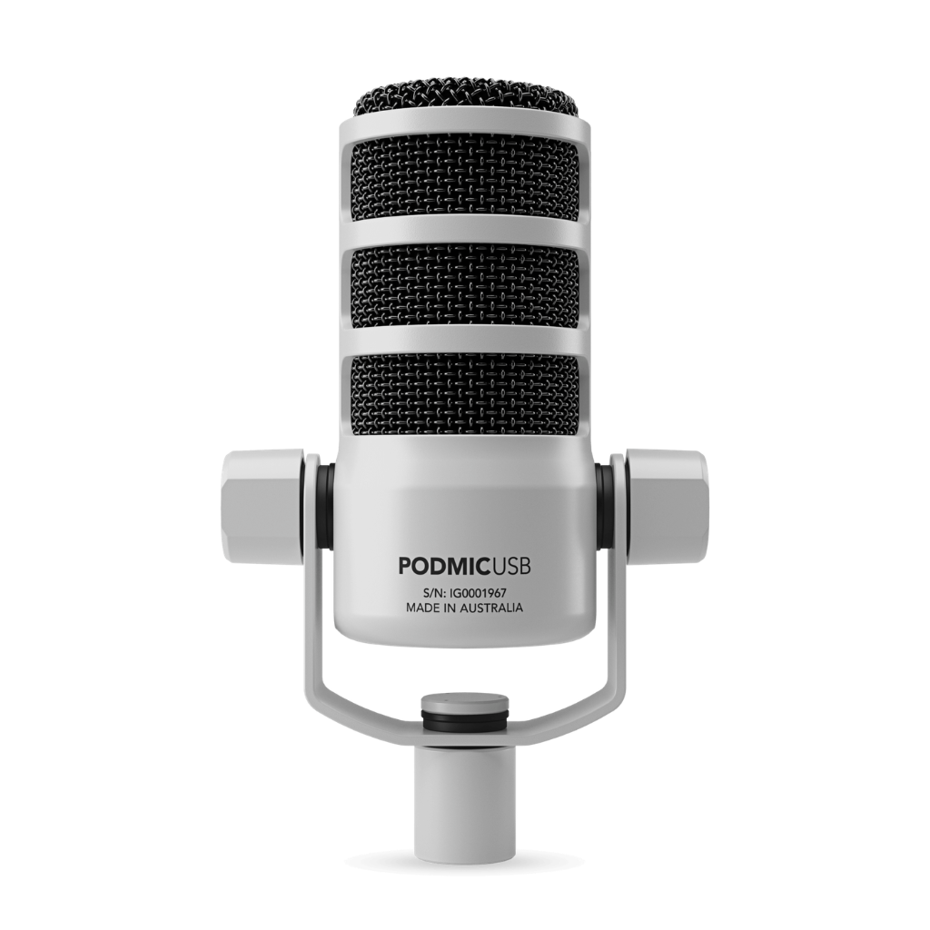 Rode PodMic USB Dynamic Broadcast Microphone White