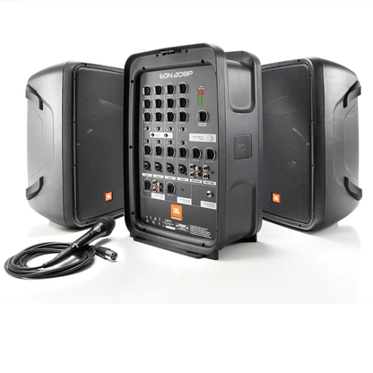 JBL EON208P Packaged 8" 2-Way PA with Powered 8-Channel Mixer and Bluetooth®