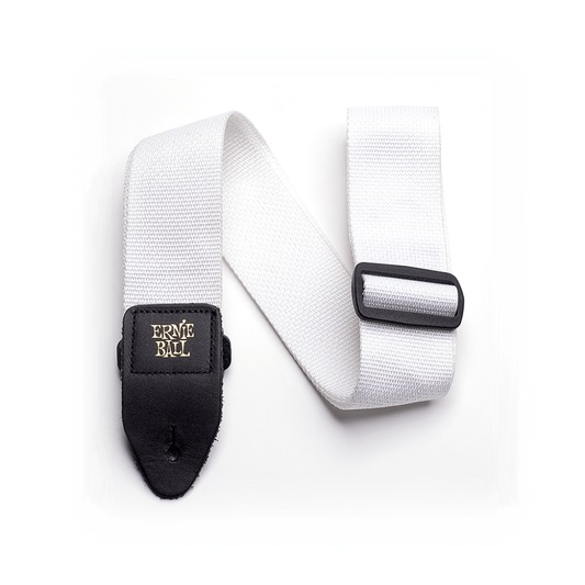 Ernie Ball Polypro Guitar Strap/Bass Strap - White (P04036)
