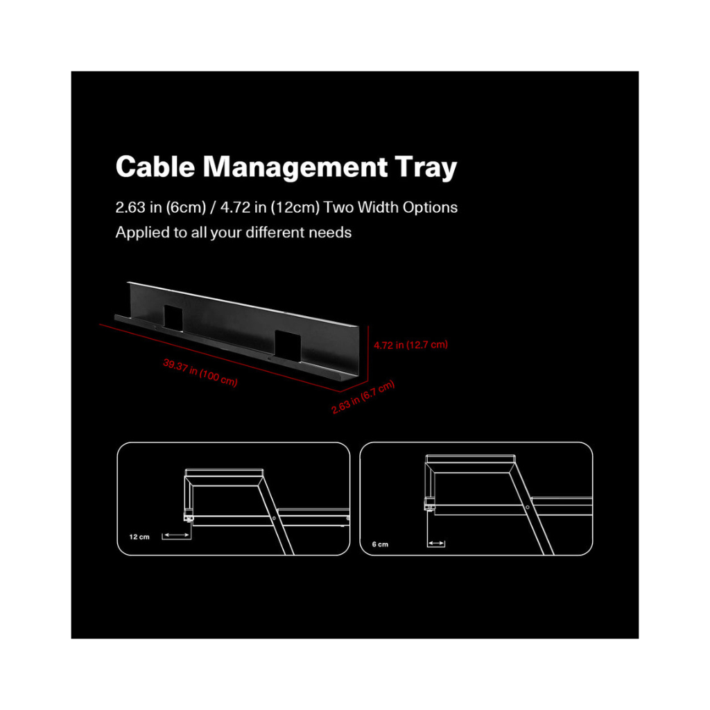 Wavebone Headquarter Workstation Cable Management Tray