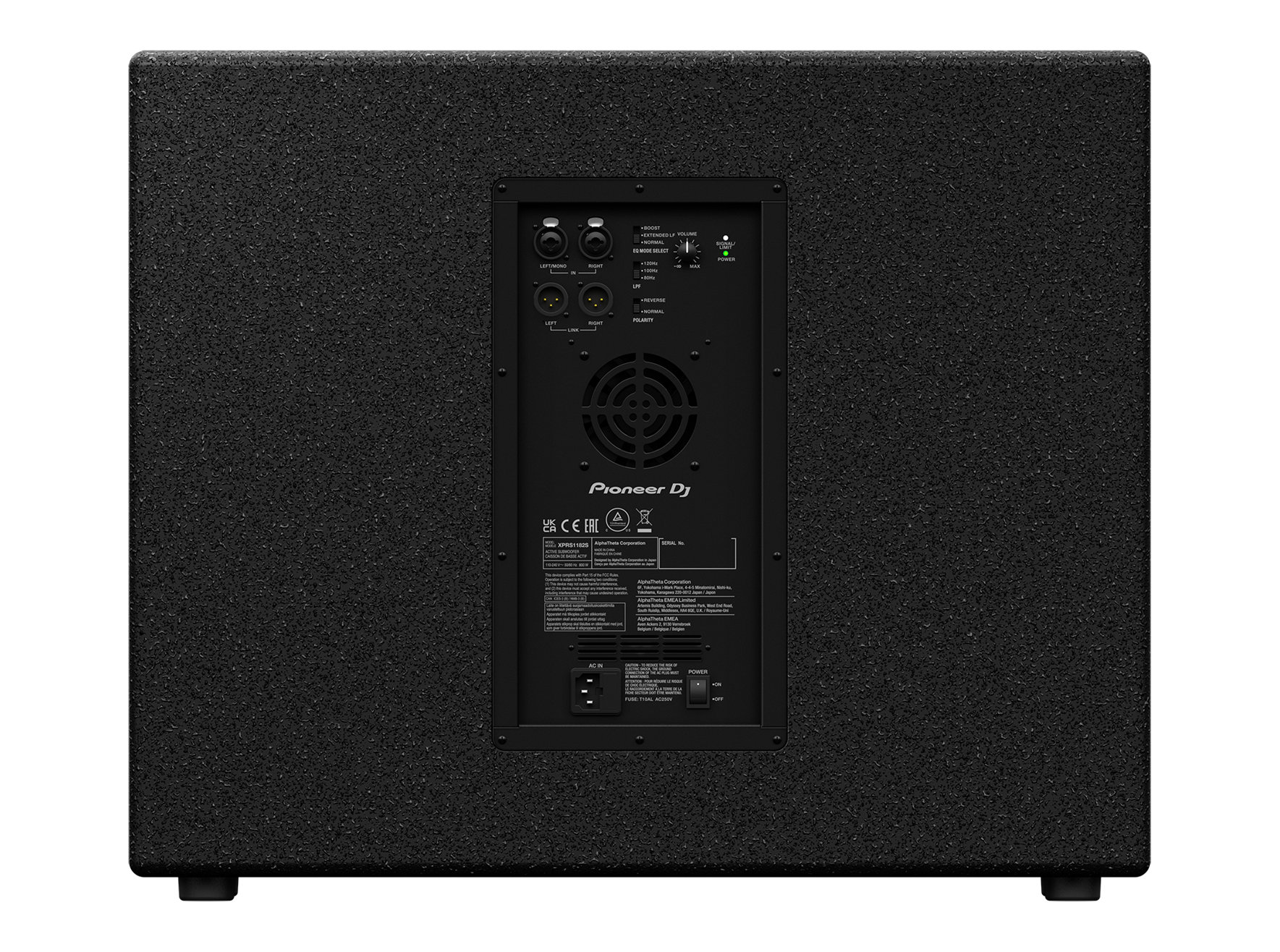 Pioneer DJ XPRS1182S 18” Reflex Loaded Active Subwoofer