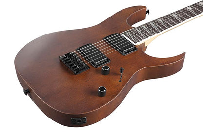 Ibanez GRG121DX 6 String Solid Body Electric Guitar Walnut Flat