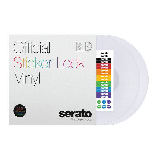 Serato Sticker Lock Vinyl 12″ Control Vinyl (Pair) – SCV-PS-SL-BM