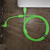 UDG Ultimate Audio Cable USB 2.0 A-B Green Angled 2m