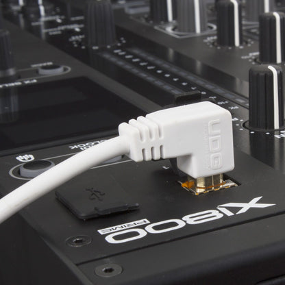 U95005WH - UDG Ultimate Audio Cable USB 2.0 A-B White Angled 2m