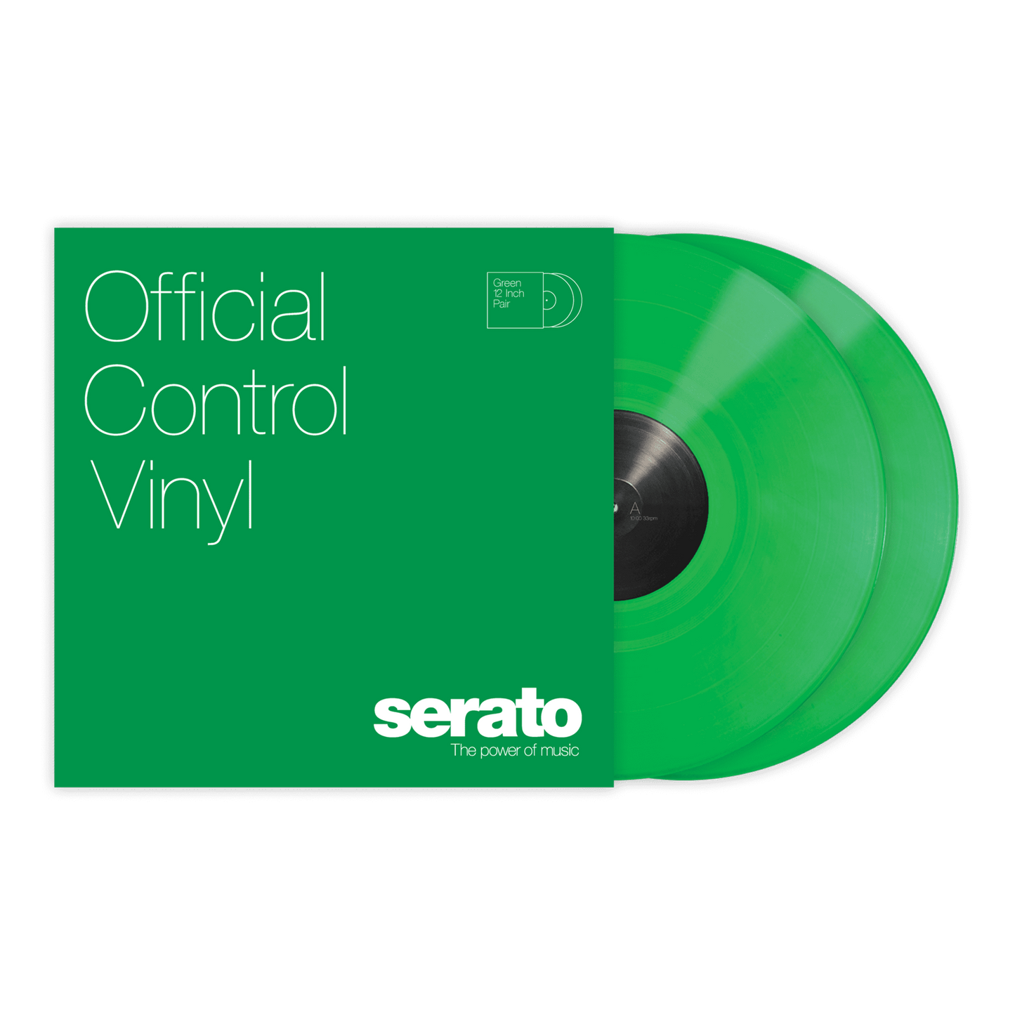 Serato 12" Performance Series GREEN (Pair)