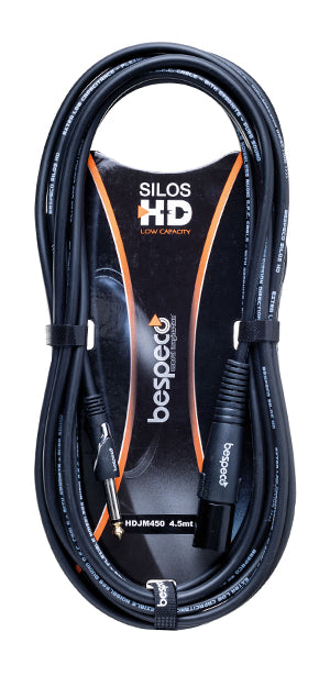 Bespeco SILOS HD 6.3mm Jack to XLR Male Audio Cable