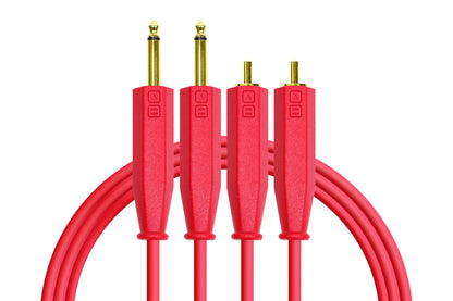 DJTT Chroma Cables Audio 1/4 to RCA