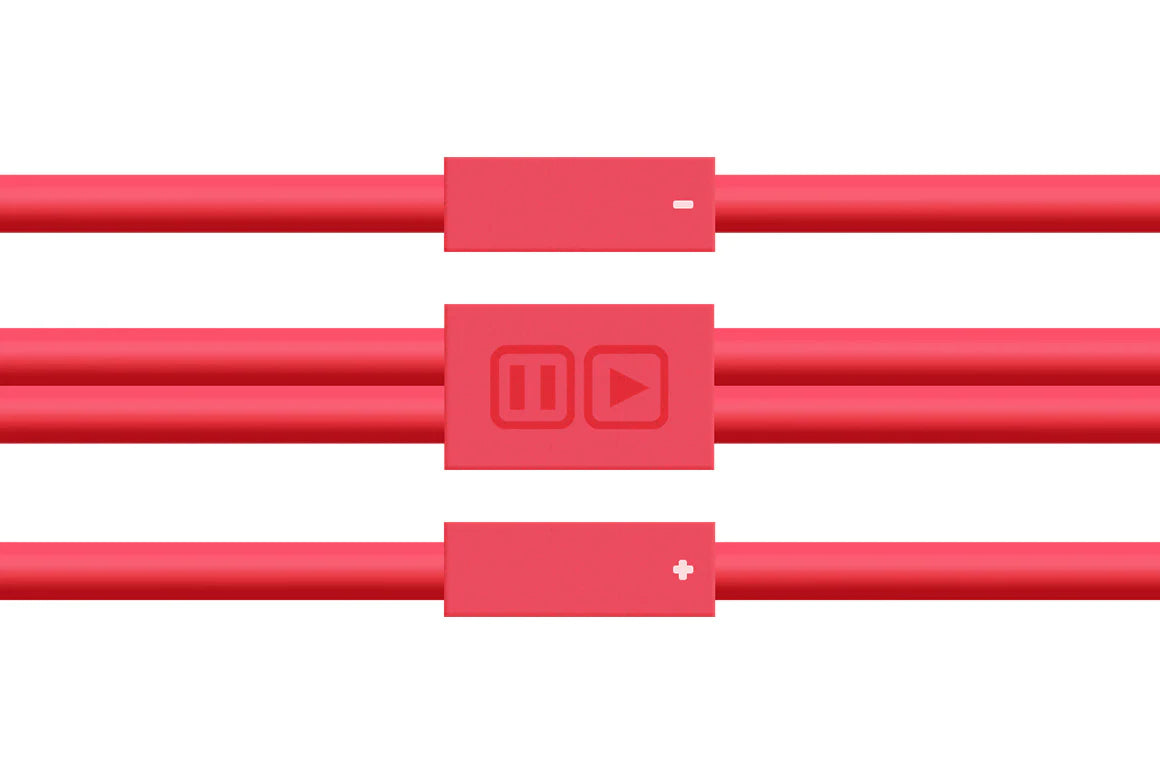 كابلات DJTT Chroma اثنين من جاك 6.3 مم إلى كابل صوت جاك 6.3 مم